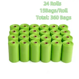 NW1lb 360 Counts 24 Rolls Dog Poop Bag Unscented Doggy Poop Bags, Leak-Proof Dog Bags for Poop, Dog Waste Bags Dispenser