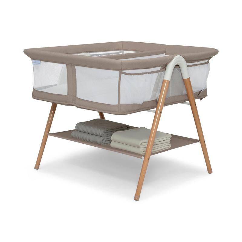 Bondi Beechwood Twin Bassinet