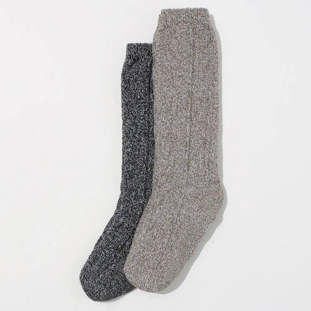 Duck Boot Socks | Black and Brown