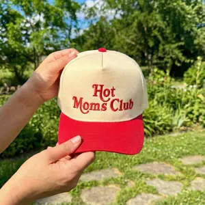 Funny Hot Moms Club Cap Embroidered Trucker Hat: Gift for Mothers Mother Day