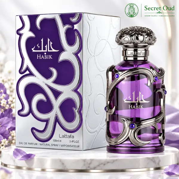 Lattafa Habik Eau de Parfum for Men, 100ml (3.4 fl oz) Aromatic Woody Fragrance Amberwood EDP Spray, Classic Cologne, Ideal Father's Day Gifts & Guys Gifts, Perfumes & Fragrances for Clothes, Beauty Products, Fathers Day Gift Ideas
