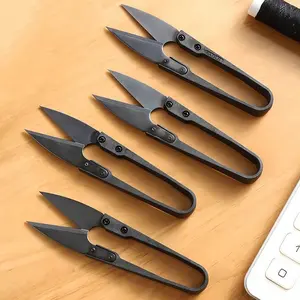 5pc Durable Carbon Steel Sewing Scissors Set - Stainless Steel U-Shaped Clamp Embroidery Scissors, Trimming Pliers, Suitable for Sewing, DIY Projects, Easy to Use