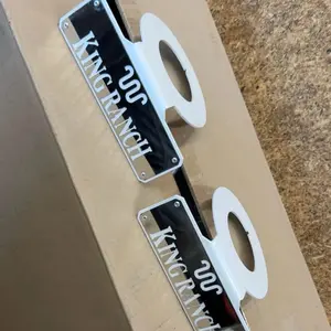 King Ranch 05+ Superduty Coil Spring Badges - Coil Spring Plate - Logo Decorative Plates for King Ranch Models