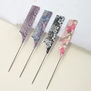 Professional Pointed Tail Comb, Anti-Static Rattail Comb, Precision Parting Comb, Braiding & Teasing Combs, Hair Brush for Women