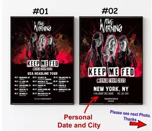 Warning Keep Me Fed World Tour 2025 Poster