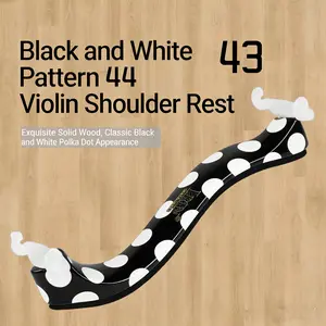 Irin Carbon Fiber Violin Shoulder Rest, Universal Fit for 4/4 & 4/3 Sizes, Durable and Comfortable, High-Quality Musical Instrument Accessory