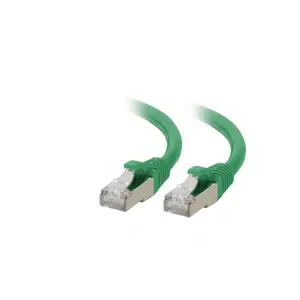 C2G C2G07353 3ft (0.9m) Cat6A Snagless Shielded (STP) Ethernet Network Patch Cable - Green