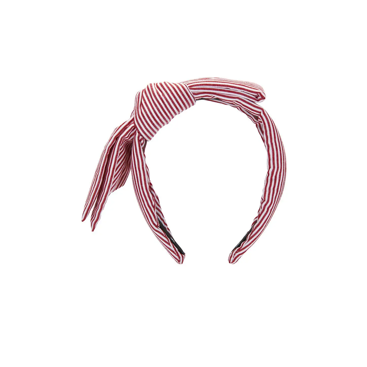 Lele Sadoughi Holly Seersucker Headband in Red