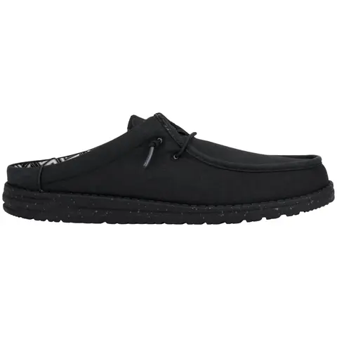 HEYDUDE Wally Slip Stretch Canvas – Mens Comfortable Slip on Shoe