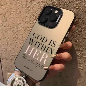 Letter Pattern Phone Case, Anti-drop Cellphone Protective Cover, Shockproof Smartphone Protection Cases for iPhone 11 12 13 14 15 16 Pro Max/pro/plus, Casing, Phone Accessories, Phone Decoration, Phone Guard