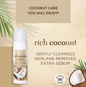 Eveline Cosmetics Rich Coconut Delicate Face Wash Foam