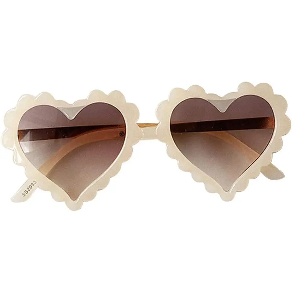 Kids Toddler Baby Girl Boy Heart Shaped Anti-UV Sunglasses, Eyewear Glasses for Party Photography Outdoor Beach 1-8T