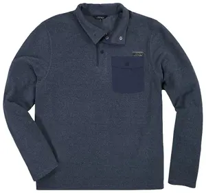 SALE Simply Southern Blue Snap Pullover Sweater Unisex Jacket