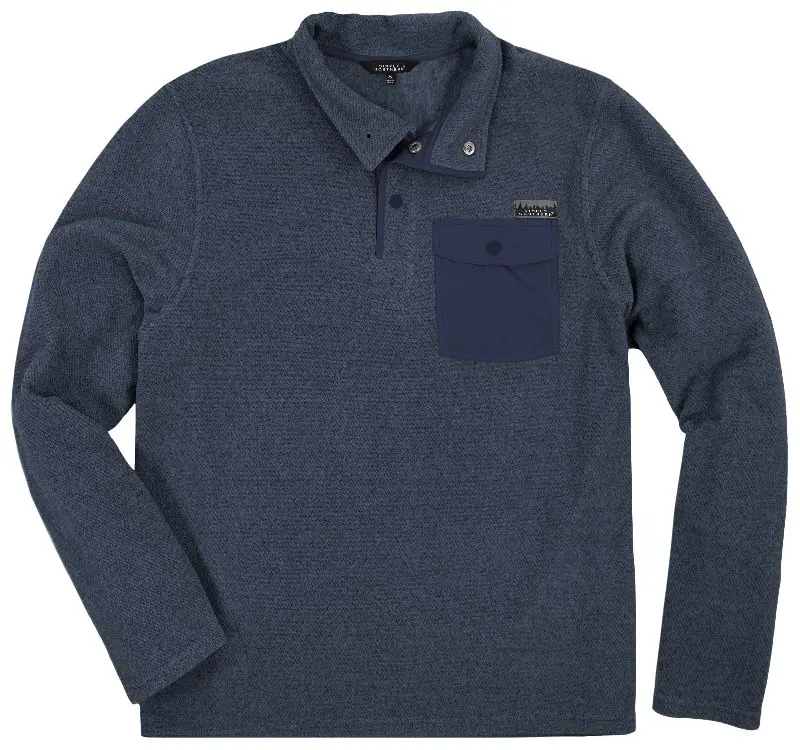 SALE Simply Southern Blue Snap Pullover Sweater Unisex Jacket
