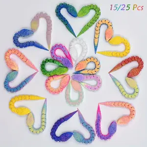 15/25pcs 3D Printed Snake Models, Articulating Animal Figurines, Articulated Joints, Multiple Colors and Eyes, Home Desk Decor, Car Decoration, Creative Gift Idea