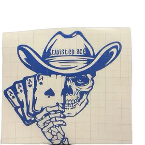 Twisted ace sticker this is my small company