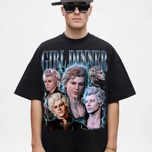 BG3 Astarion 3D Game Retro Vintage T-shirt Sweatshirt Hoodie Gift For Fan Fabric Menswear