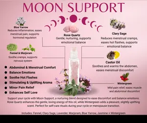 Moon Support Essential Oil Roller Bottle