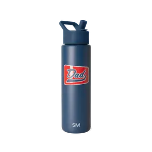 Simple Modern Summit Water Bottle with Straw Lid 30oz - Cupholder Friendly, Leak-Proof, Vacuum Insulated, Reusable, BPA-Free - Father's Day Collection