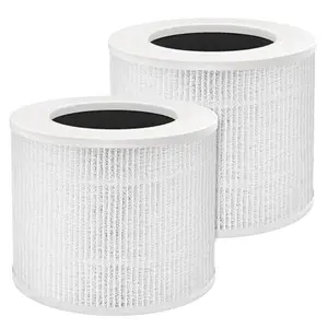 Leemone Core Mini Replacement Filter for LEVOIT Core Mini Air Purifiers,Core Mini-P, 3-in-1 HEPA, High-Efficiency Activated Carbon, Replace Part Core Mini-RF,2 Pack