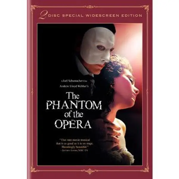 USED Book - Andrew Lloyd Webber's The Phantom of the Opera (DVD) - english