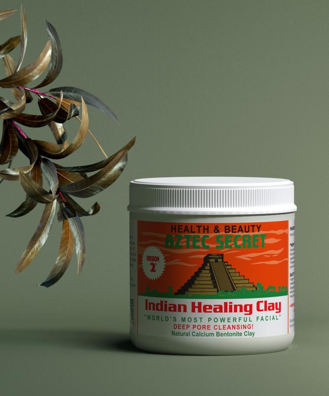 Aztec Secret Indian Healing Clay – 100% Natural Calcium Bentonite, Deep Pore Cleansing Face, Hair & Body Mask – Detox, Skin Care, Facials, Wraps & More (1lb) Soft Green