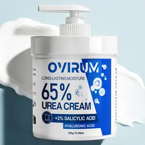 65% Urea Cream+2% Salicylic Acid, Urea Lotion, Foot Hand Cream For Dry Heel And Hand, Vitamin E, Hyaluronic Acid, Intensively Moisturizes & Nourishes Skin, Restores And Repair, Non-Greasy, All-Over Moisturizer For Dry Knees, Elbows-350G