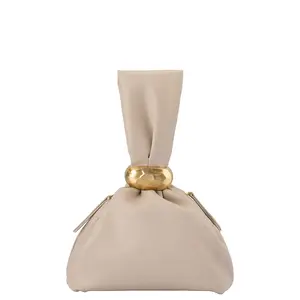 olga berg Lennie Pouch Bag in Mink