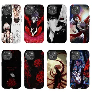 Tokyo Ghoul Double-layer durable phone Cases For iPhone 17 16 15 14 13 12 Promax Pro Plus, hard shell protection ,Unique design,best Gift