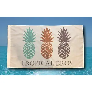 Tropical Bros Logo Flag