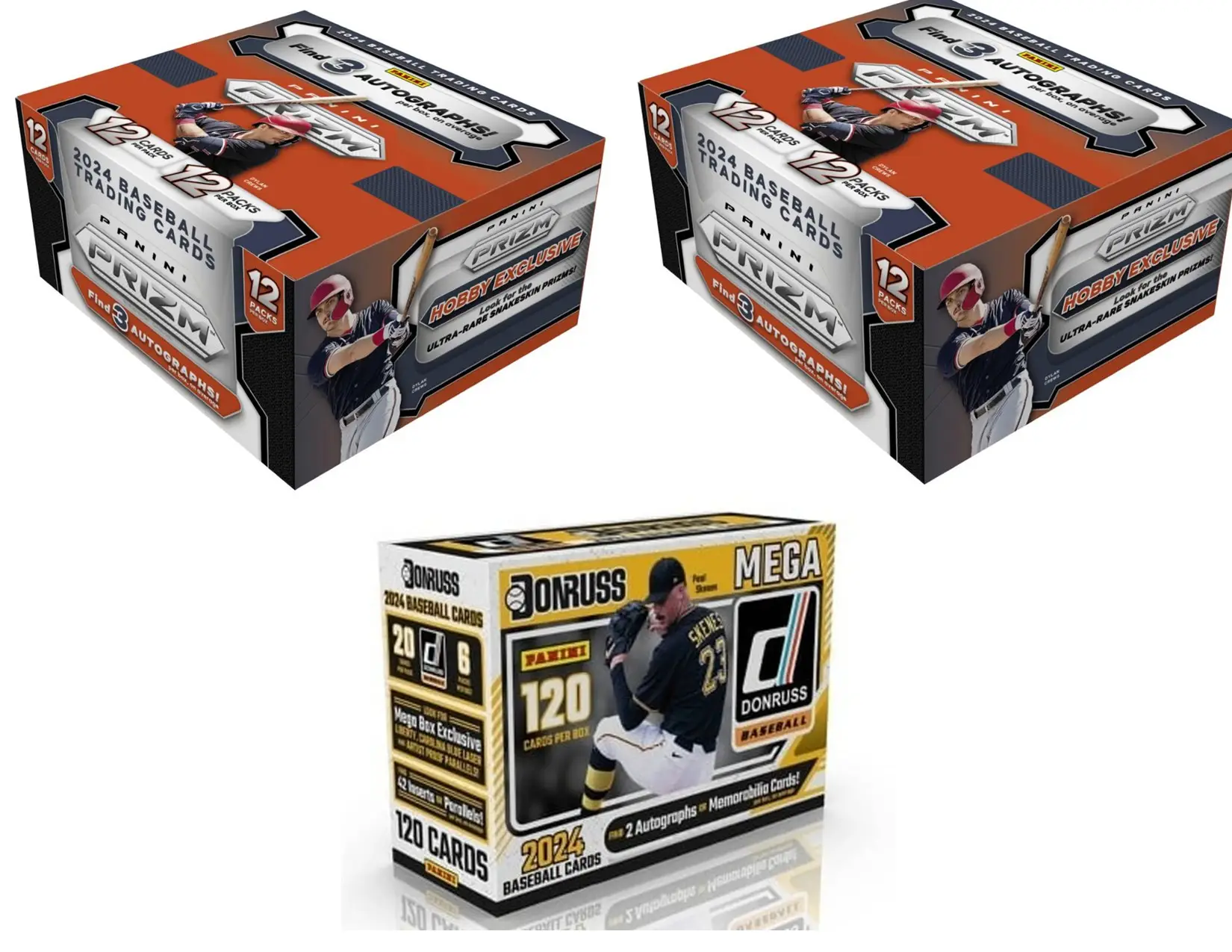2x 2024 Panini Prizm hobby box & 1x 2024 Panini Donruss mega box - PYT break - 3 total boxes - 250210-1