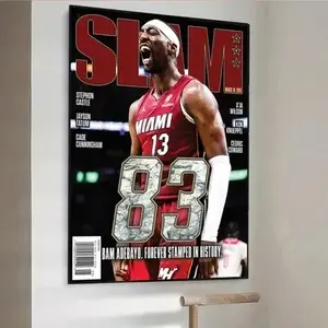 Bam Adebayo Miami Heat On 261 Cover Magazine Print Poster
