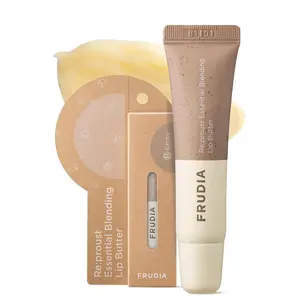 WELCOS Frudia Reproust Essential Blending Lip Butter Earthy | Korean Skin Care & Personal Care Products for Women and Men | Lip Moisturizer & Lip Care Products for Cracked Chapped Dry Lips 0.35 fl oz