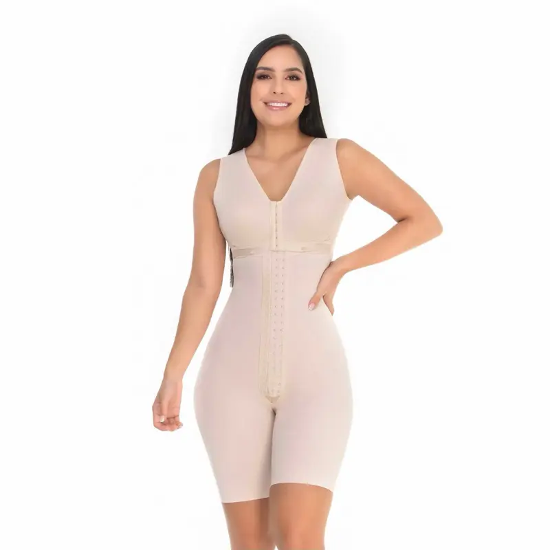 CC002 FAJA POSTQUIRURGICA Post-surgical Girdle for Plastic Surgery Recovery S to 2XL Medium Compression Shapewear for Liposuction Abdominoplasty - Womenswear
