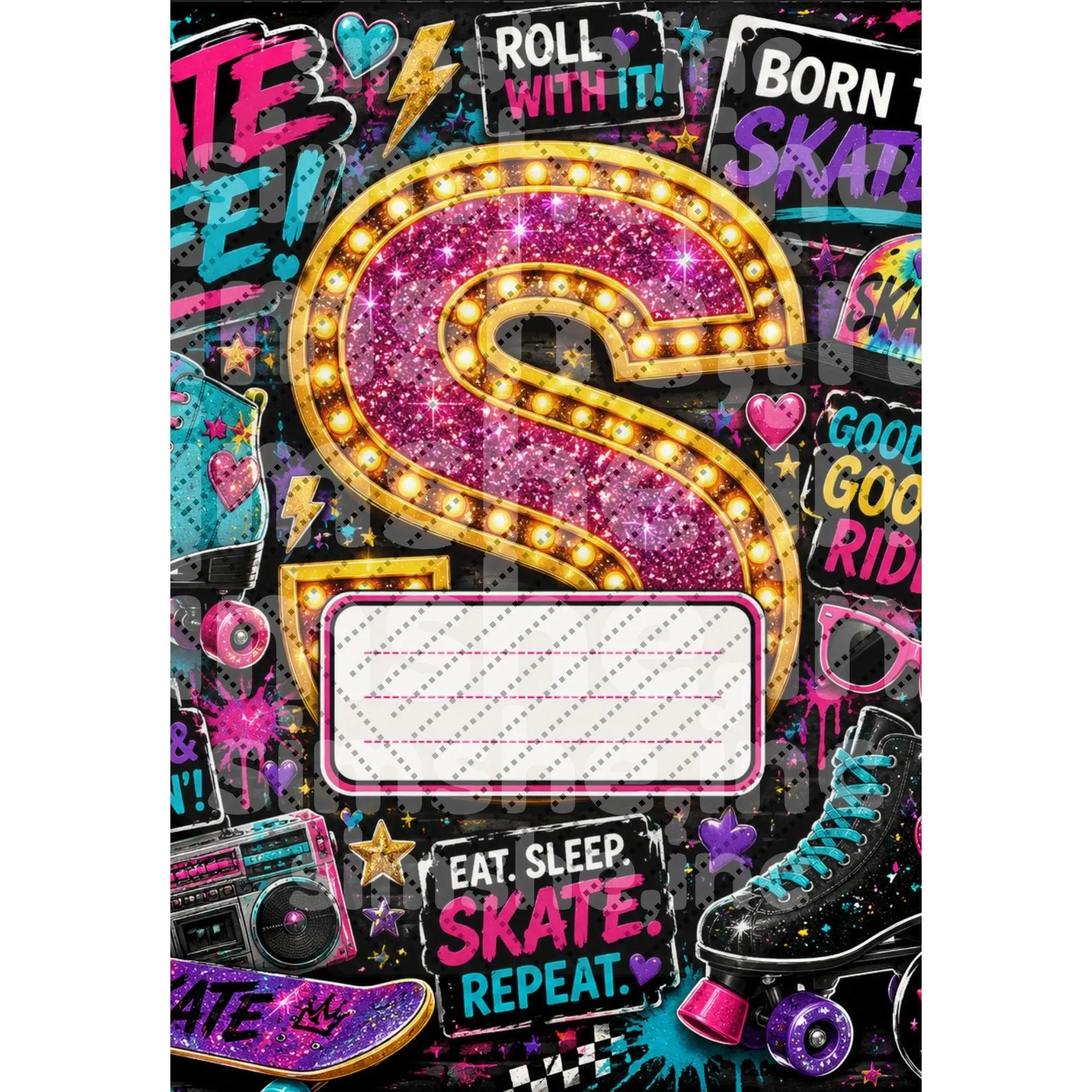 Skate Notebook Cover Skate Notebook Cover