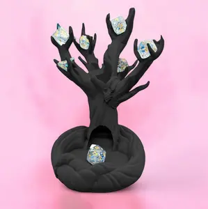 Tree of Enchantment Dice Tower for RPG Enthusiasts, Perfect Dungeons and Dragons Accessory, Ideal DND, Forest, D&D Dice Rolls & Gifts, Warhammer