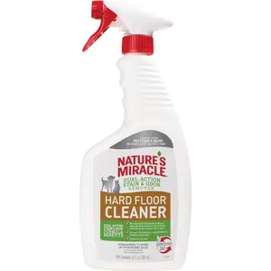 Hard Cleaner, 24 Ounces, Dual-Action Stain and Odor Remover Works to Remove Pet Stains and Odors On Sealed Wood and Hard Surfaces