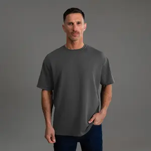 Cumulus Drop Shoulder T-Shirt - Smoke
