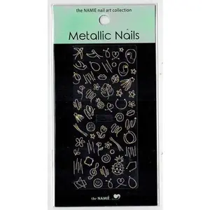 The Namie Metallic Stickers - Cute Wire Peach