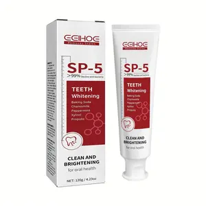EELHOE SP-5 oral care toothpaste, removes tartar and stains, protects gums from tooth decay, cleans teeth, freshens breath, 120g Evening Whitening Cleansing Repair