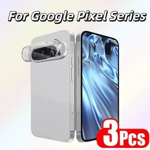 3-Pack Rear Camera Lens Protector for Google Pixel Series, HD Clarity, Scratch-Resistant, Wear-Resistant, Phone Accessories