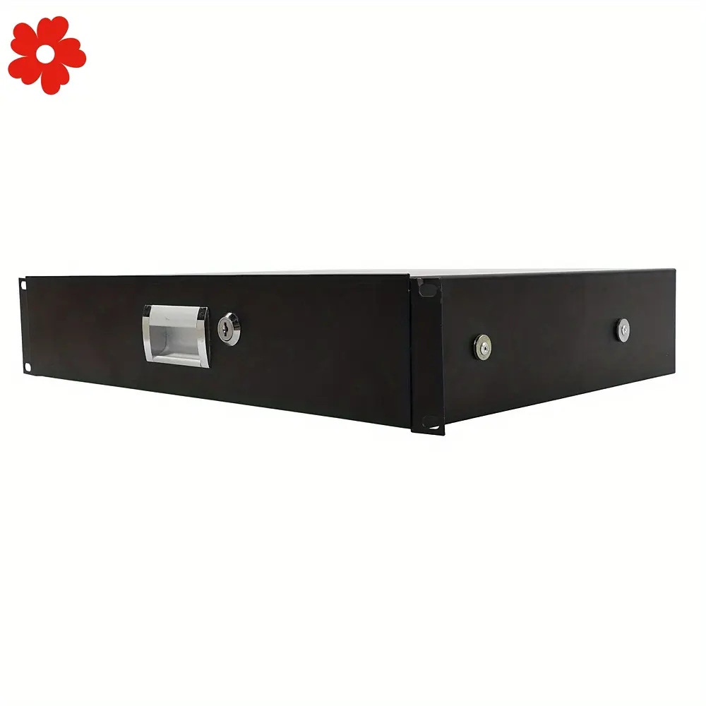 New Dj Cabinet Steel Drawer Equipped Lock Key Safer Storage Used.safe