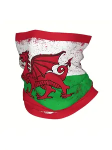 Wales Flag Dragon Thin Bandana Neck Wrap Scarf Headband Neck Cover