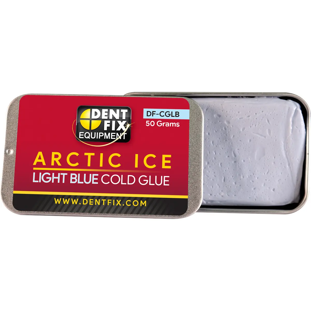 Dent Fix 212 MAIN Arctic Ice Light Blue Cold Glue - 1 lbs Durable Adhesive for Metal, Wood & Body Repairs, Resilient Bonds, Compatible with Gluemax Station, Long Lasting