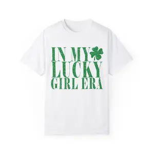 St. Patrick's Day Lucky T-Shirt, Comfort Colors, In My Lucky Girl Era