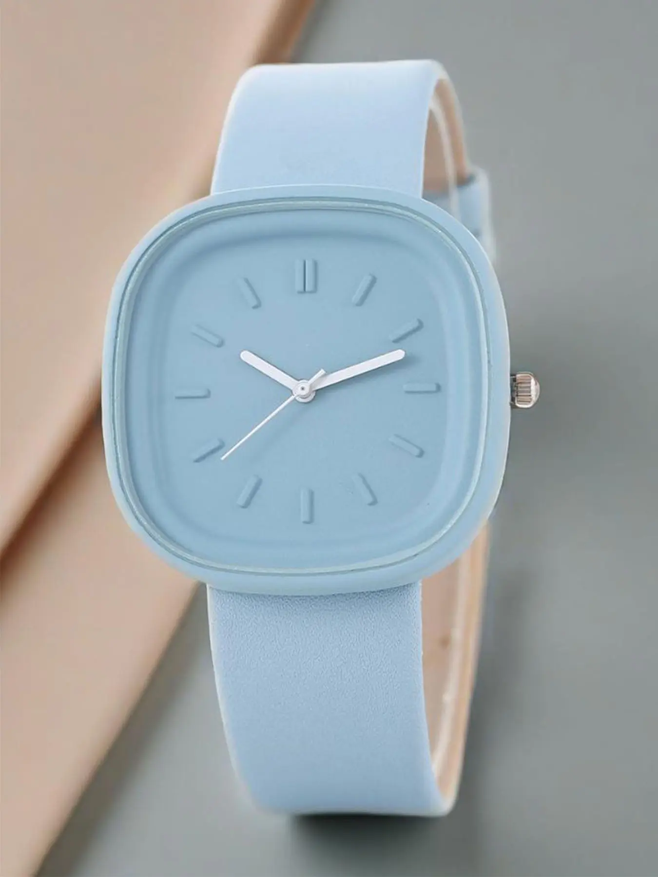 Unisex Blue Analog Quartz Stretch Band Elastic Stainless Steel Expansion Watch Is Lancardo A Good Brand Lancardo Elastic Stretch Watch  main image 2