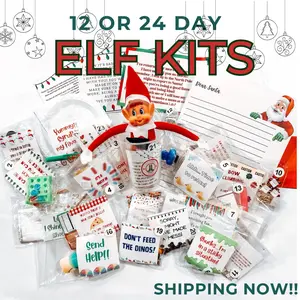 2024 Christmas Elf Kit 12 and 24 Day | Elf Props, Antics & Activities!
