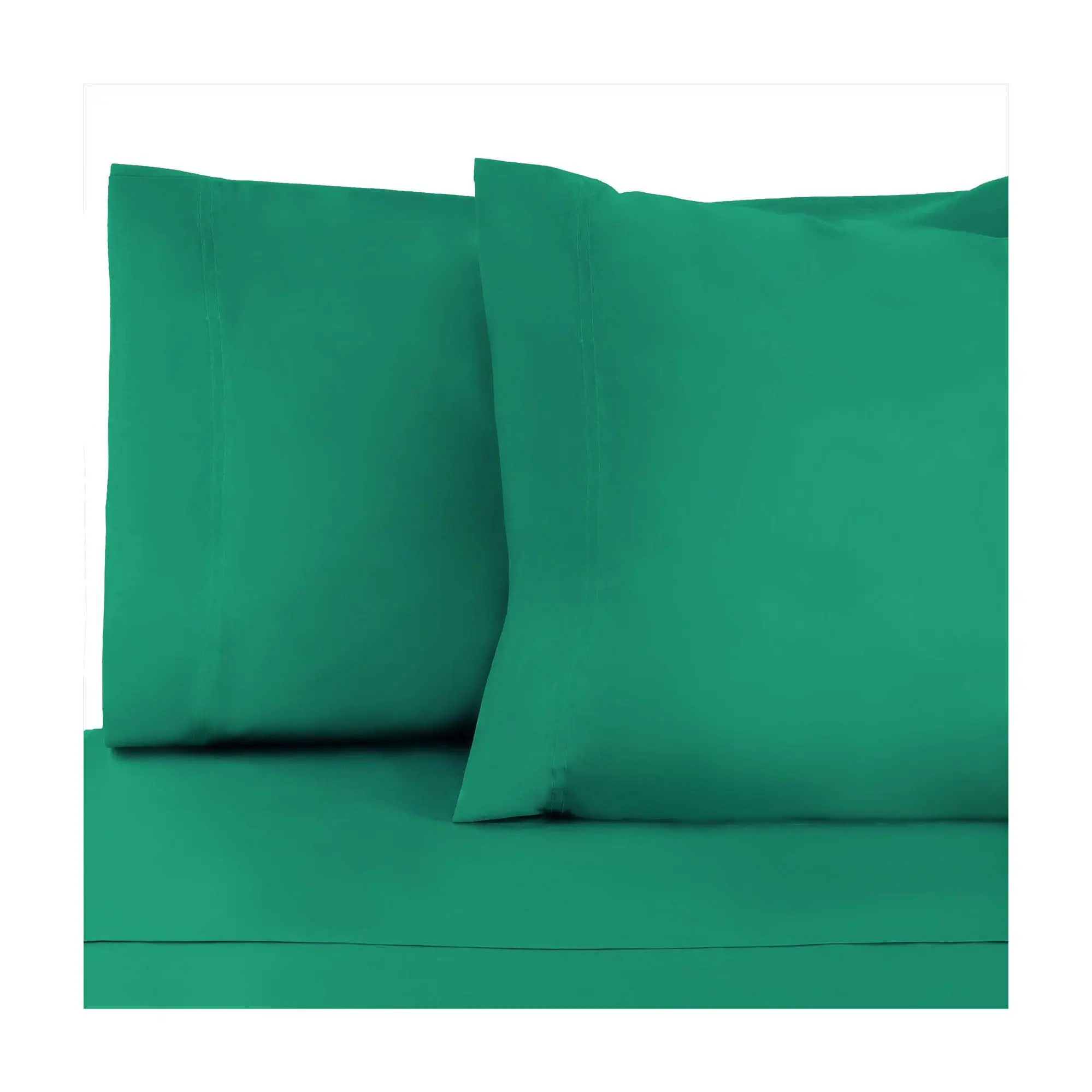 Superior 2 Piece Solid 800 TC Cotton Blend Pillowcases, King