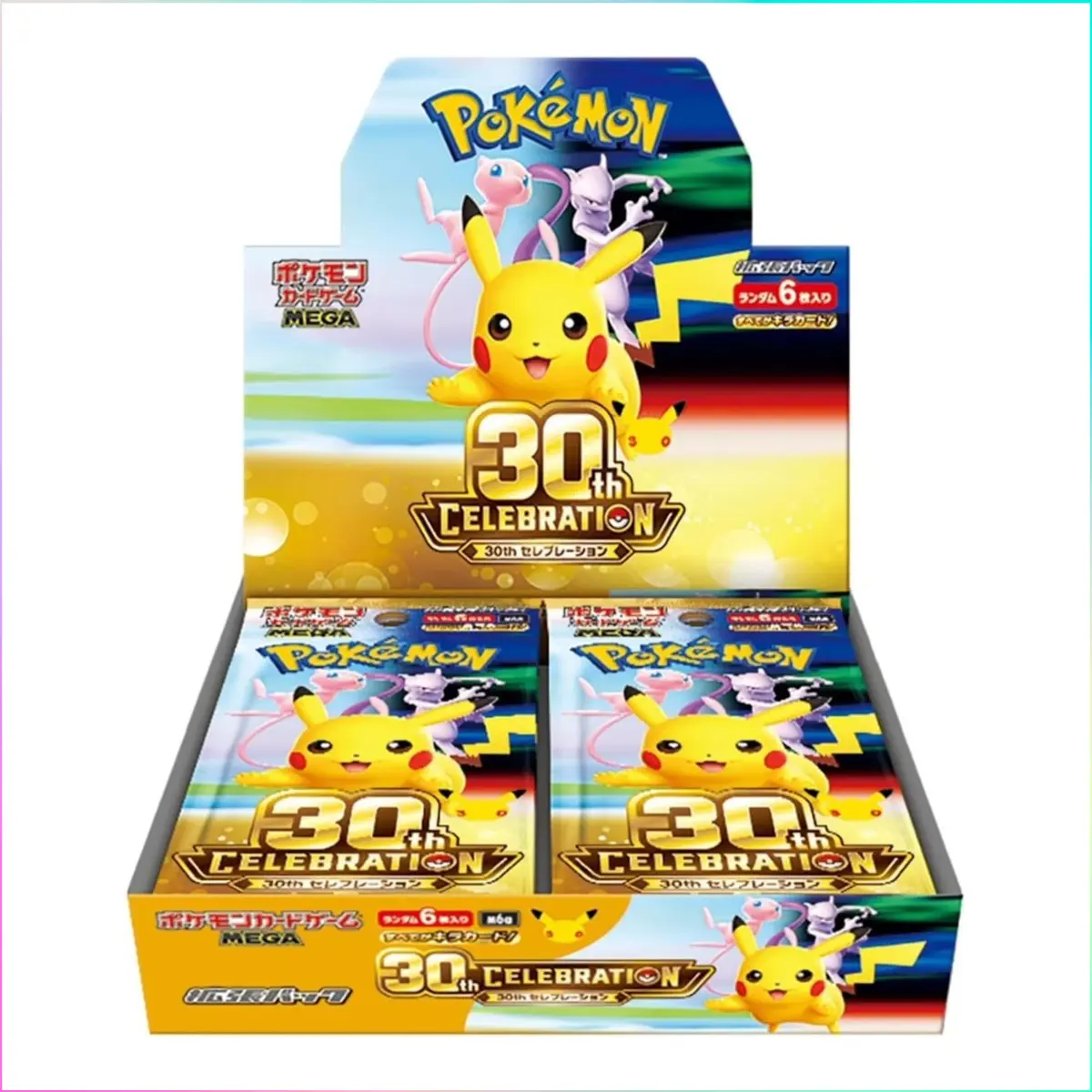 PRE ORDER [JP] Pokemon 30th Celebration M6A Booster Box - Mega Series - Japanese