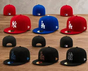 NEW ERA 59FIFTY MLB National Baseball Teams Hat, Fitted Snapback Los Angeles Dodgers New York Yankees Boston Red Sox Hats – Unisex Hat, Retro Vintage Streetwear
